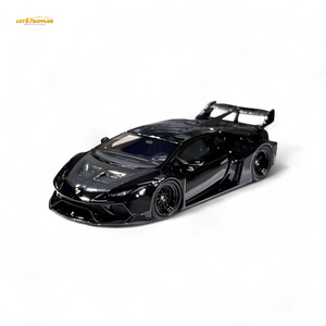 Flame Huracan LP610-4 LWBK WideBody Resin - BRILLIANT BLACK LBWK 1:64