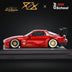 Error404 Model x  OLD SCHOOL JDM Mazda RX-7 Rocket Bunny Candy Red 1:64