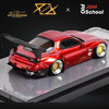 Error404 Model x  OLD SCHOOL JDM Mazda RX-7 Rocket Bunny Candy Red 1:64