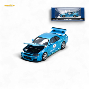 Cool Art Skyline R34 Blue #92 Ordinary 1:64
