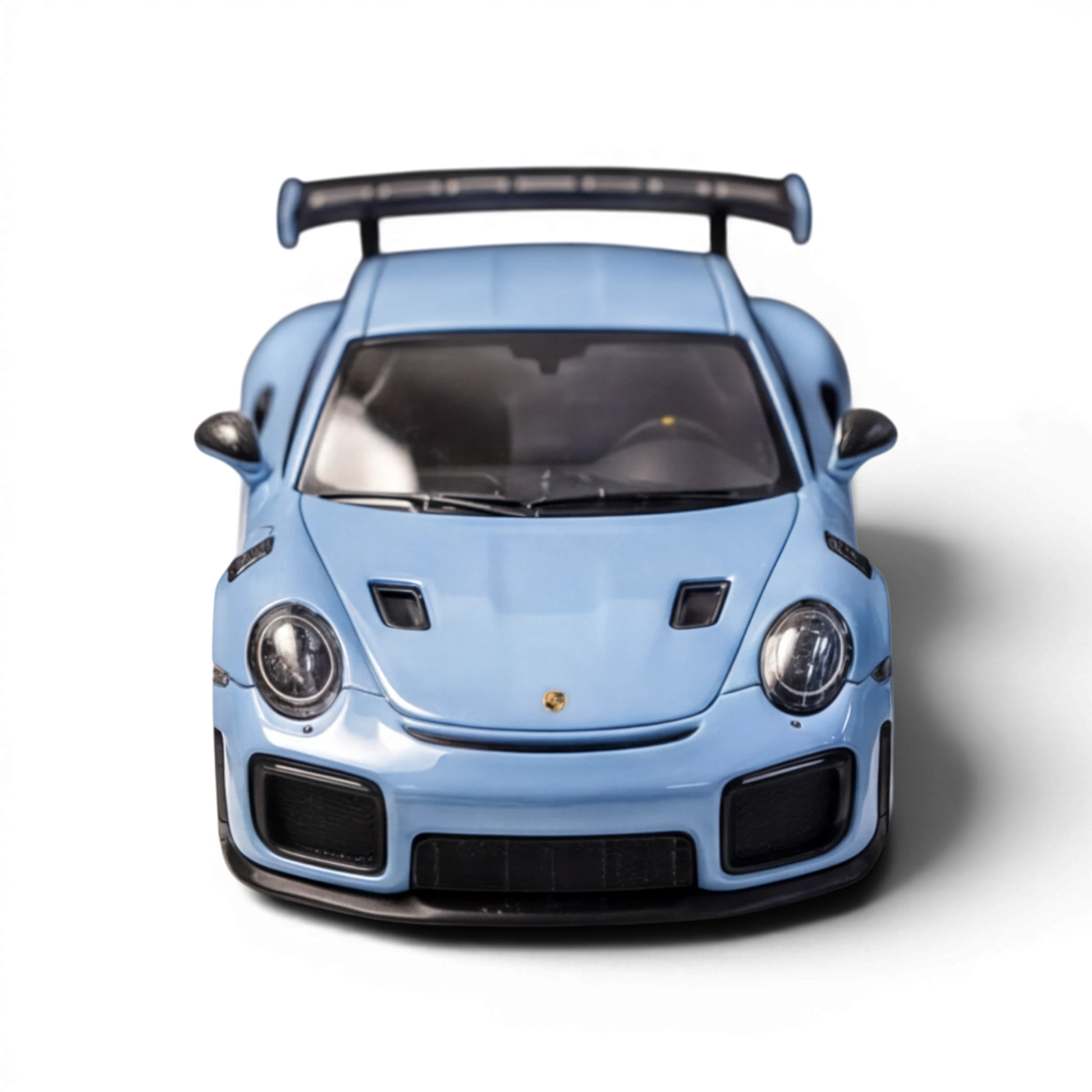 (Pre-Order) SUHE Porsche GT2 RS Macaron Blue Resin 1:64 — angle 4