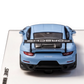 (Pre-Order) SUHE Porsche GT2 RS Macaron Blue Resin 1:64 — angle 6