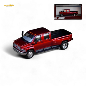 (Pre-Order) MK Miniatures & GOC GMC Top Kick Pick Up Truck - Metallic Red 1:64