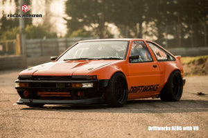Focal Horizon Toyota Sprinter Trueno AE86 V8 DRIFTWORKS DW86 Modified 1:64