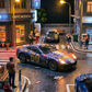 Lot57Supplies Diecast Shop: 1:64 scale resin model of a blue and gold WAM x EDM Ferrari 599 GTO with Gumball 3000 livery.