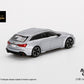 Mini-GT Audi RS 6 Avant Carbon Black Edition Florett Silver Limited Edition 1:64
