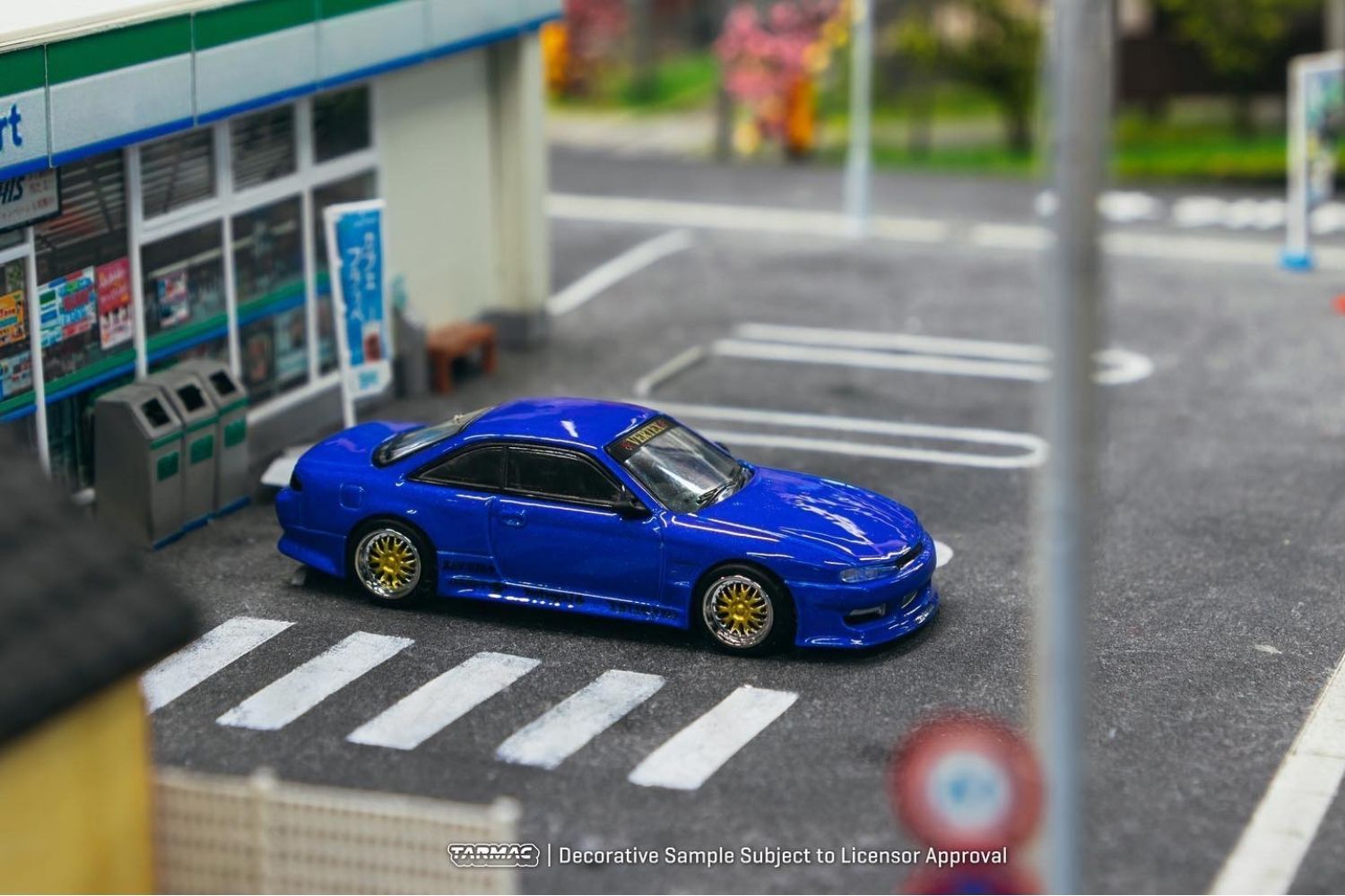 Tarmac Works Global64 VERTEX Silvia S14 Blue Metallic 1:64