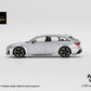 Mini-GT Audi RS 6 Avant Carbon Black Edition Florett Silver Limited Edition 1:64