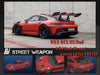 (Pre-Order) Street Weapon Porsche 911 (992) GT3 RS White/Gray/Red/Yellow 1:64