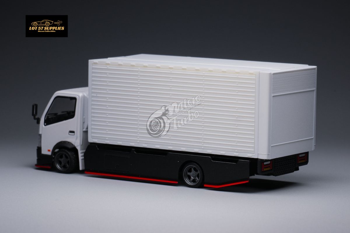 MicroTurbo HINO 300 Custom Wing Truck Limited to 1,000 Pcs & Stickers Included 1:64