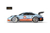 (Pre-Order) LF Model Porsche 911 992 GT3 RS in Gulf Livery Limited to 499 Pcs 1:64
