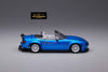 MicroTurbo Eunos Roadster RHD Rocket Bunny Widebody Customized Metallic Blue 1:64