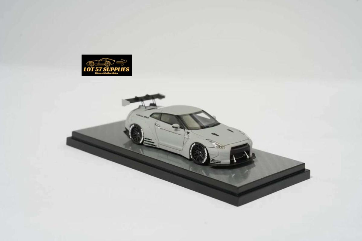 Error404 LB-Works Nissan Skyline GT-R R35 Fighter Grey / Candy Red Limited  to 299 Pcs Each 1:64