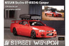 Street Weapon Nissan (R34) GT-R In Red With Red Camper 1:64