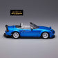 MicroTurbo Eunos Roadster RHD Rocket Bunny Widebody Customized Metallic Blue 1:64