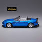 MicroTurbo Eunos Roadster RHD Rocket Bunny Widebody Customized Metallic Blue 1:64