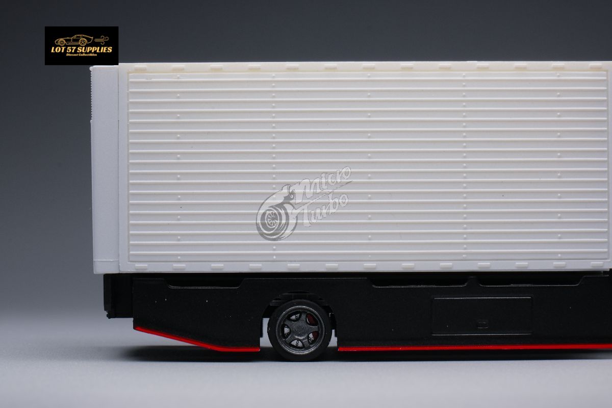 MicroTurbo HINO 300 Custom Wing Truck Limited to 1,000 Pcs & Stickers Included 1:64