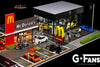 G-Fans Diorama With LED light McDonald's / Lamborghini Dealership 1:64 Scale