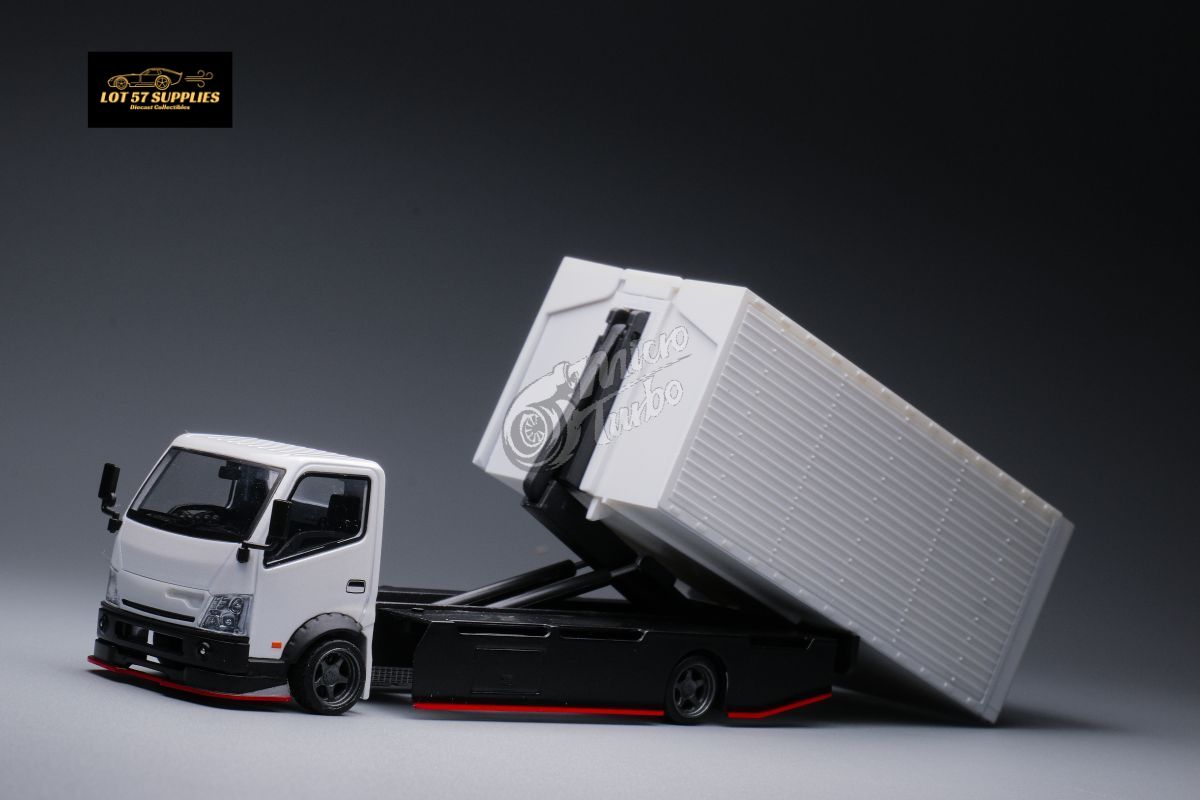 MicroTurbo HINO 300 Custom Wing Truck Limited to 1,000 Pcs & Stickers Included 1:64