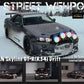 (Pre-Order) Street Weapon Nissan (R34) GT-R in Black Snow Drift 1:64