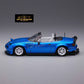 MicroTurbo Eunos Roadster RHD Rocket Bunny Widebody Customized Metallic Blue 1:64