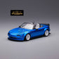 MicroTurbo Eunos Roadster RHD Rocket Bunny Widebody Customized Metallic Blue 1:64