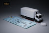MicroTurbo HINO 300 Custom Wing Truck Limited to 1,000 Pcs & Stickers Included 1:64
