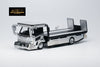 MicroTurbo Dekotora Flatbed Tow Truck With Stickers 1:64