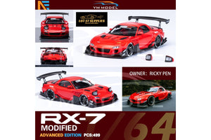 (Pre-Order) YM Model Mazda RX-7 Modified Limited to 499 Pcs 1:64 (Licensed Product)