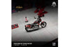 TimeMicro Motorcycle With Model Figure Girl 1:64